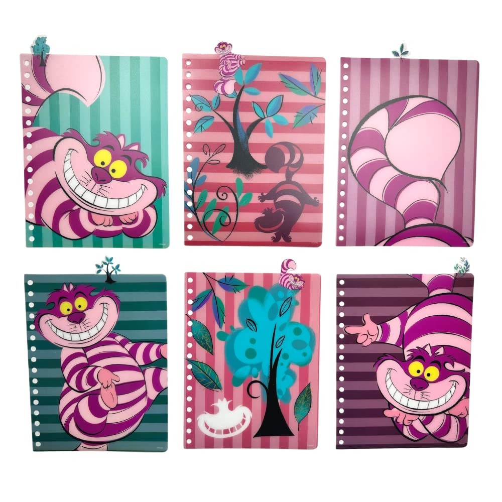 Cheshire Cat Spiral Bound Notebook 144 Lined Pages Alice In Wonderland 8X7
