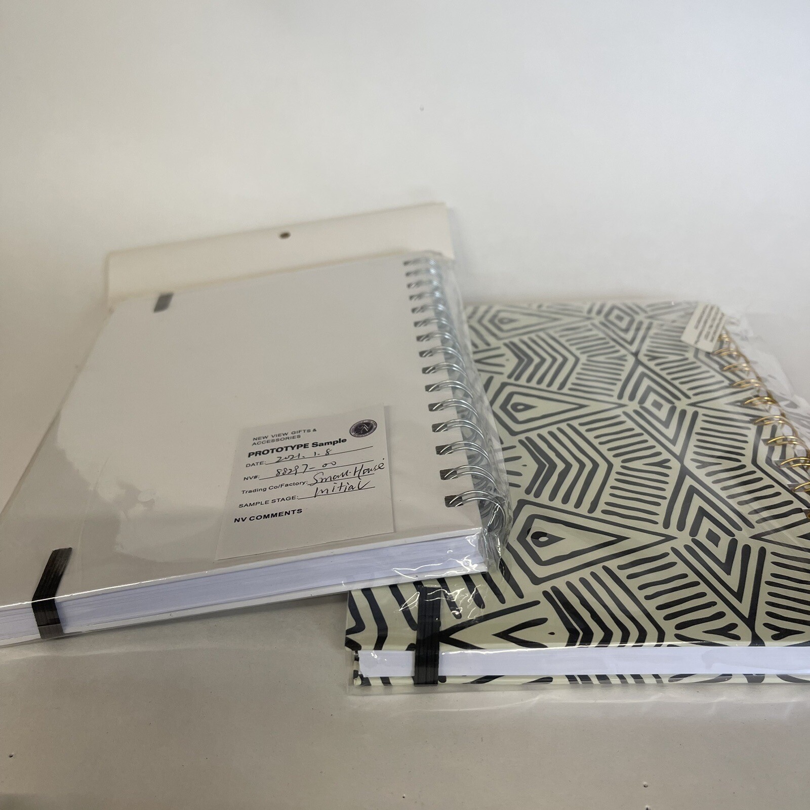 2 Black Lives Matter, 6×8” Notebooks 100 Pages, Abstract patterns White & Black