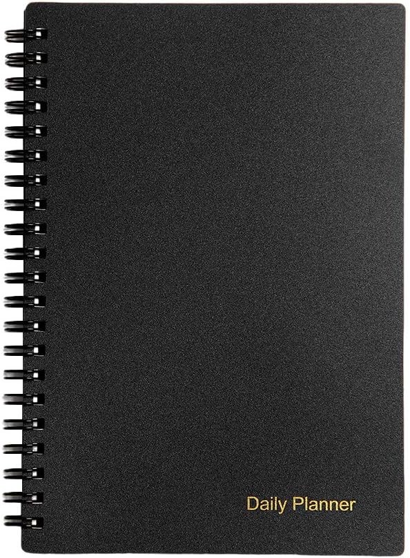 Daily Planner Undated, To Do List Notebook with Hourly Schedule, Time Management