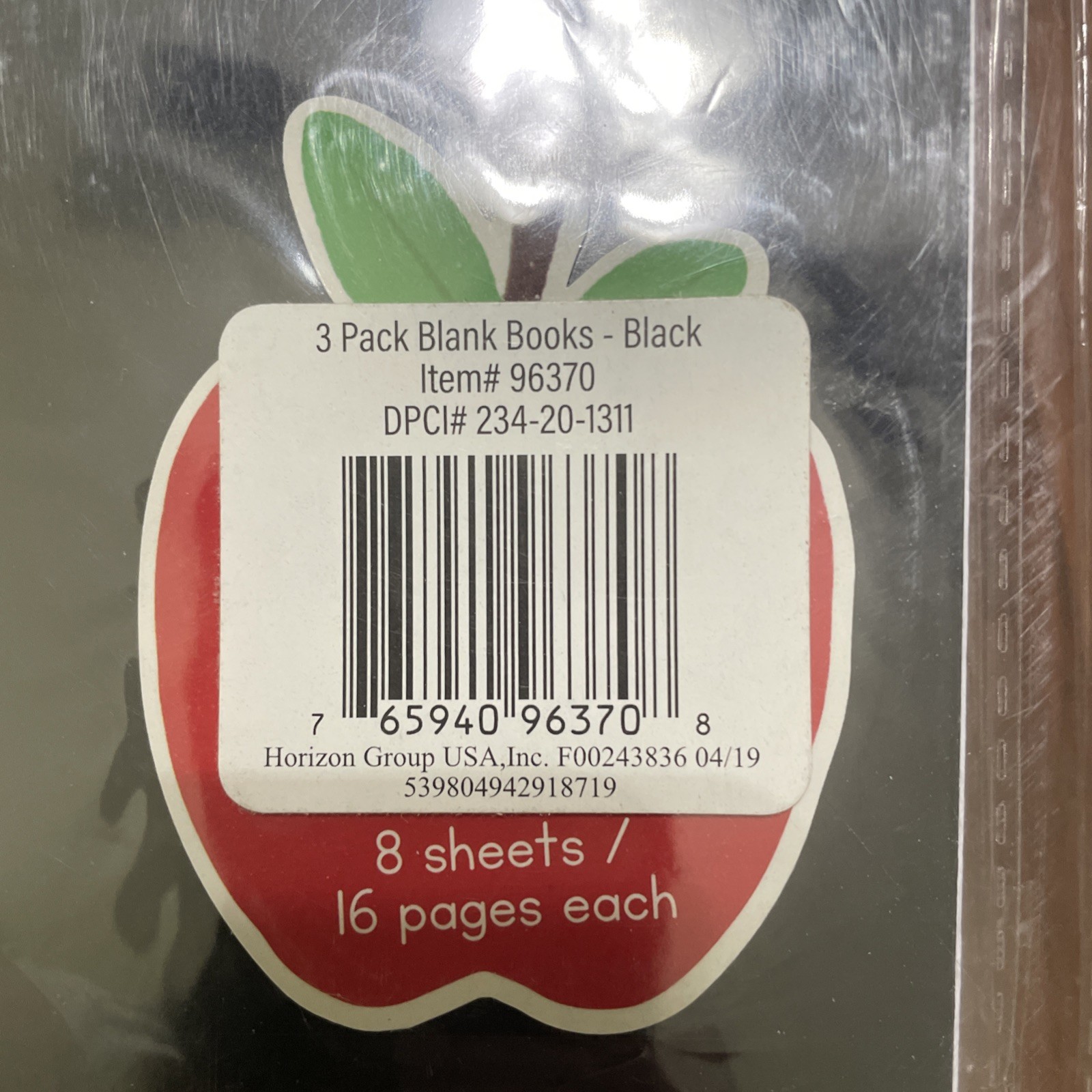 6 Pack Lot Of 8 Blank Books – Peanuts & Black – 8 Sheets/book – New!