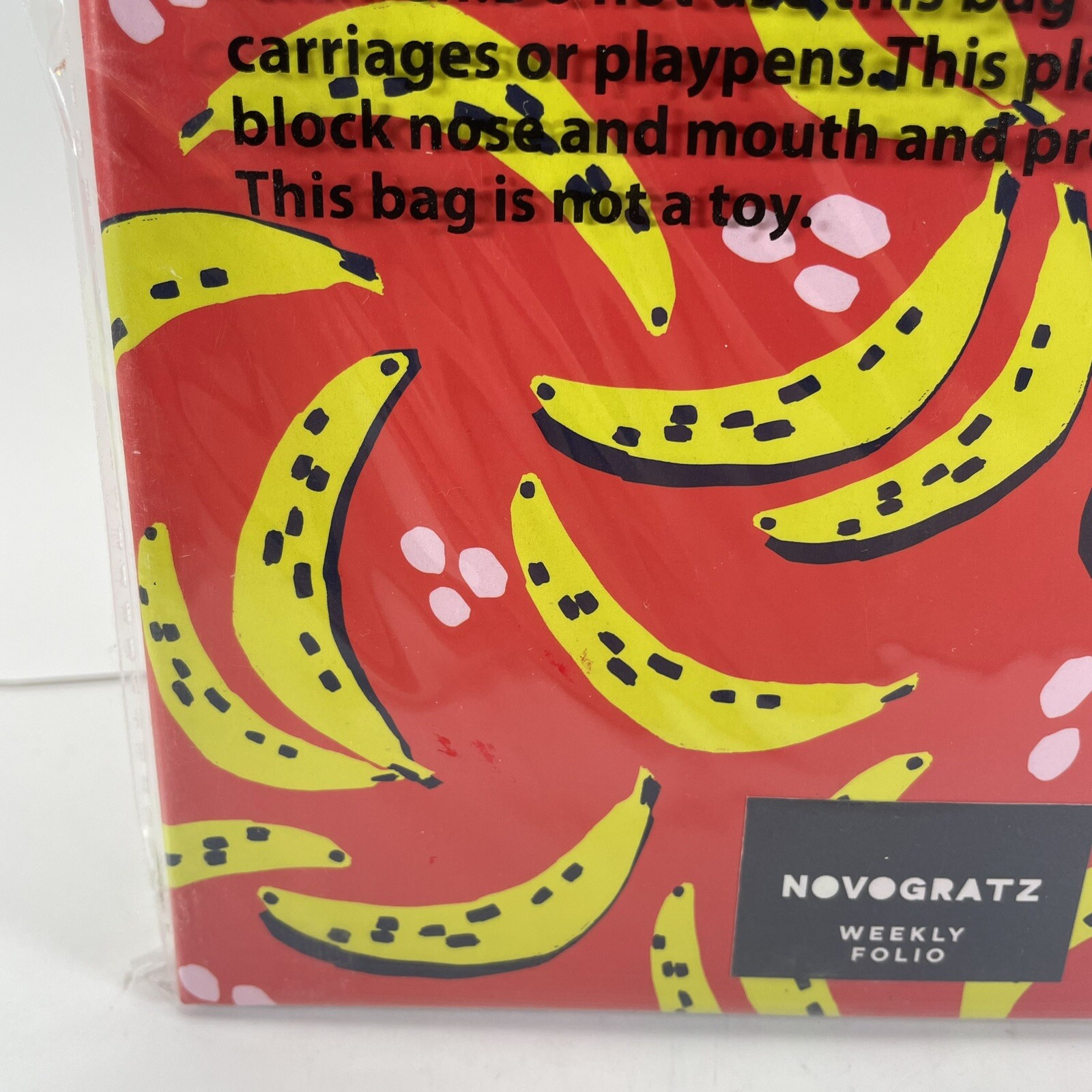 Novogratz Weekly Folio With Elastic Closure Weekly Pad To Do Sticky Pads Bananas