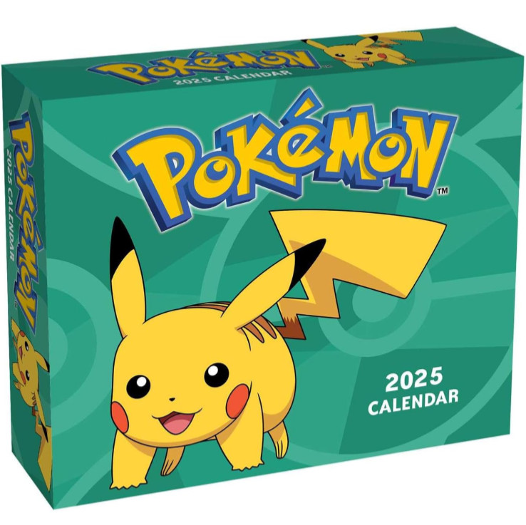 Pokemon 2025 Day – To – Day Calender English Version