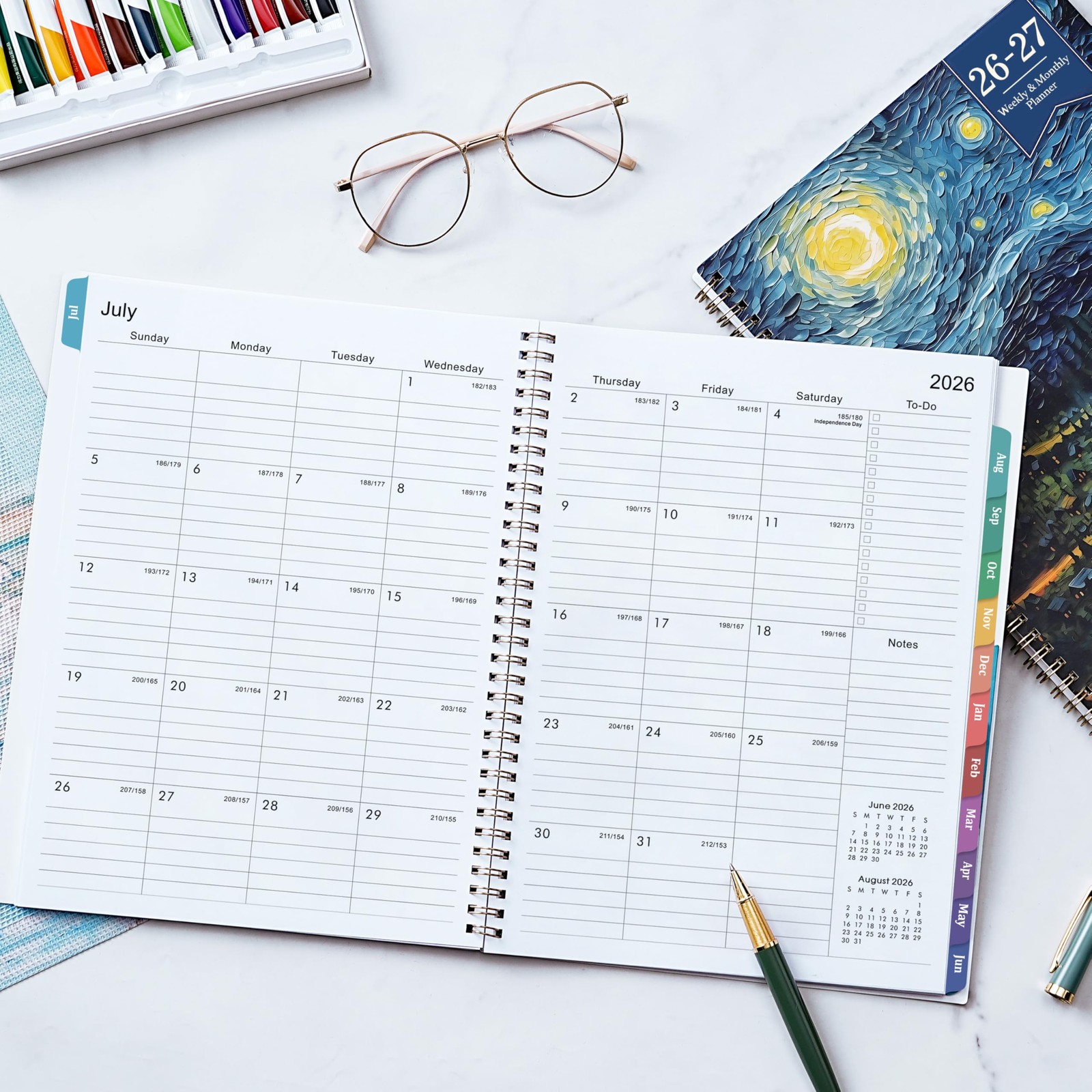 Planner 2026-2027 – Academic Planner 2026-2027, Jul 2026 – Jun 2027, 26-27 Pl…