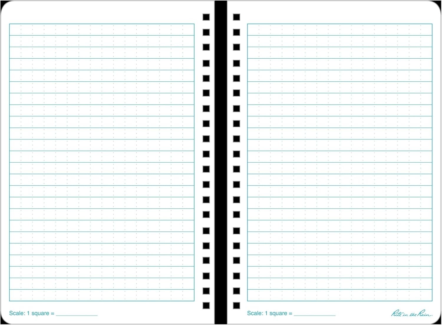 Polydura Cover Weatherproof Notebook, 3 Pack