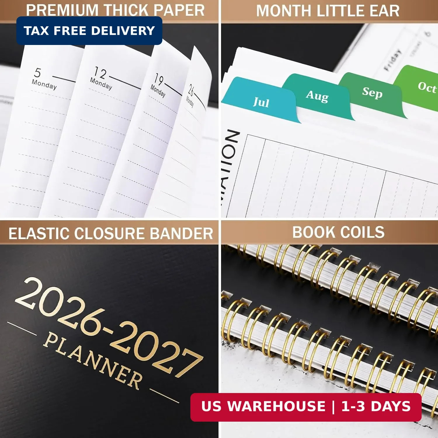 2026-2027 Planner – Planner/Calendar 2026-2027, Jul. 2026 – Jun. 2027, Weekly &