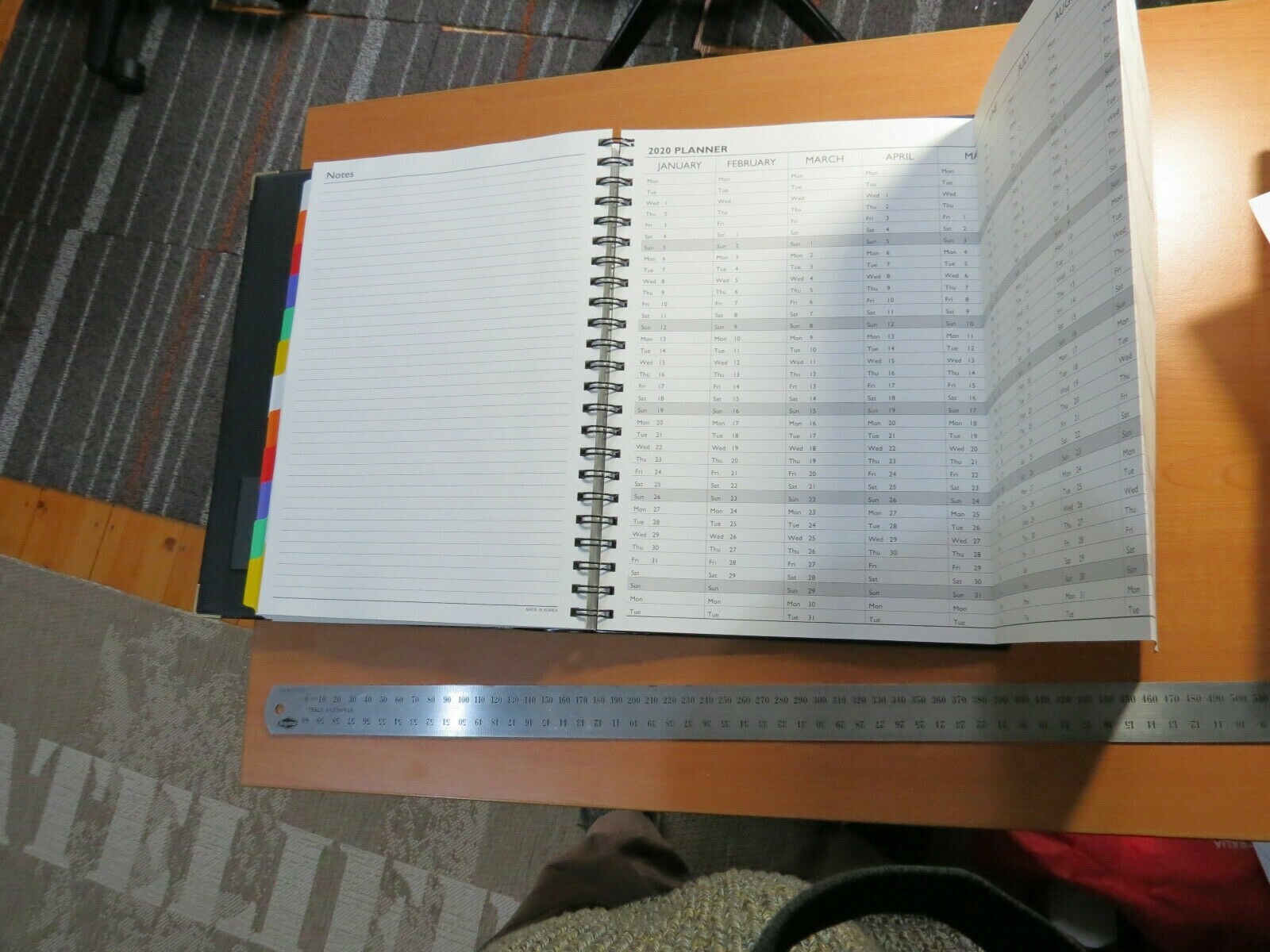 2026 A5 Weekly Diary Compendium Organiser Planner Journal Portfolio PU Leather