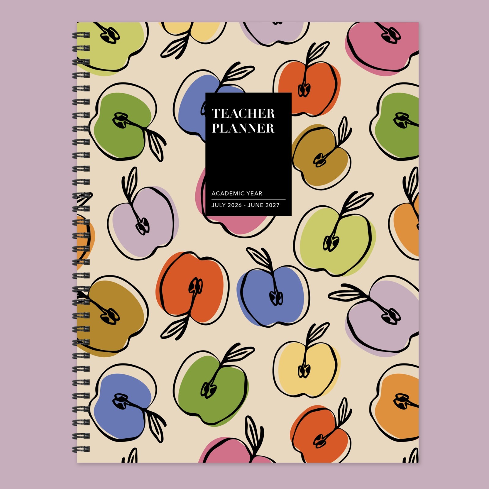 July 2026 – June 2027 Apples Teacher and Home School Lesson Planning Book
