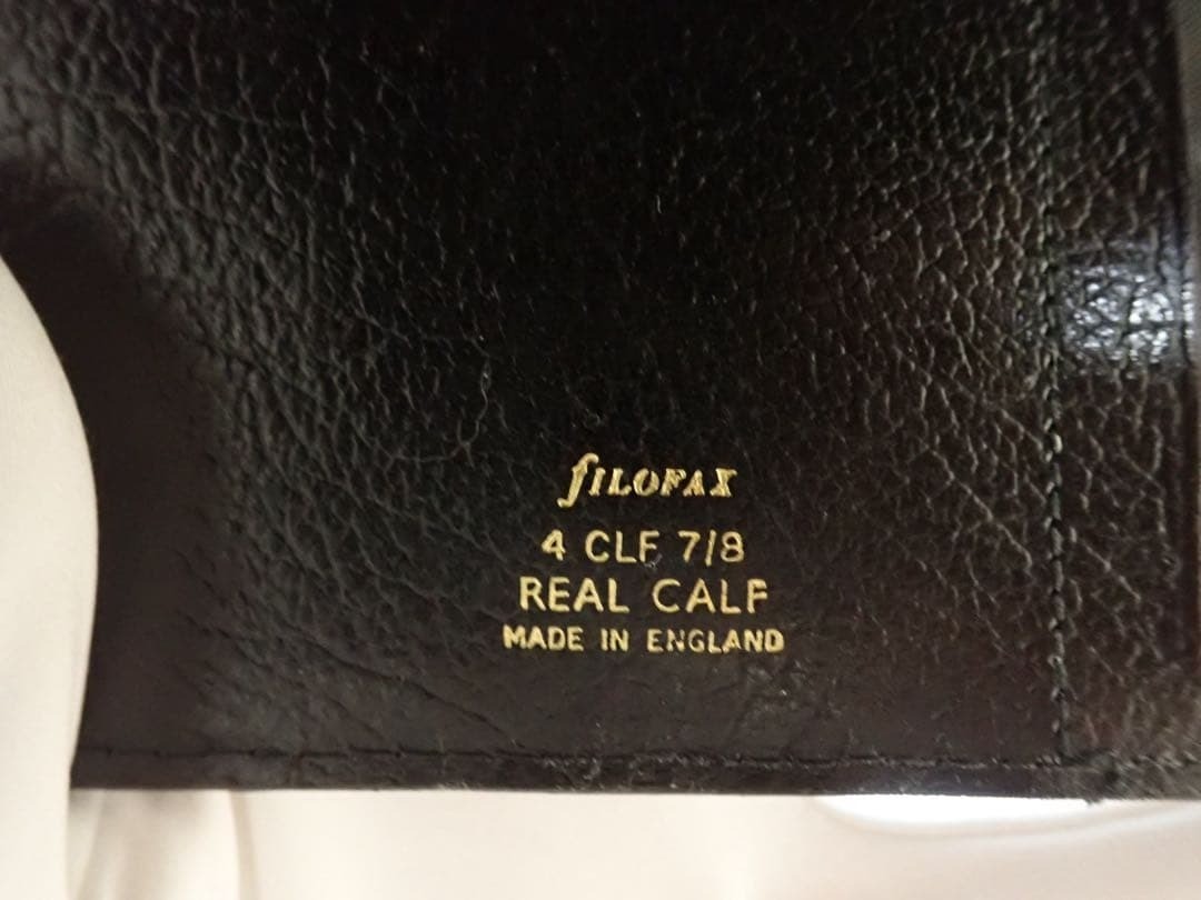 Filofax Winchester 29/32 inch made in the UK genuine leather diary black