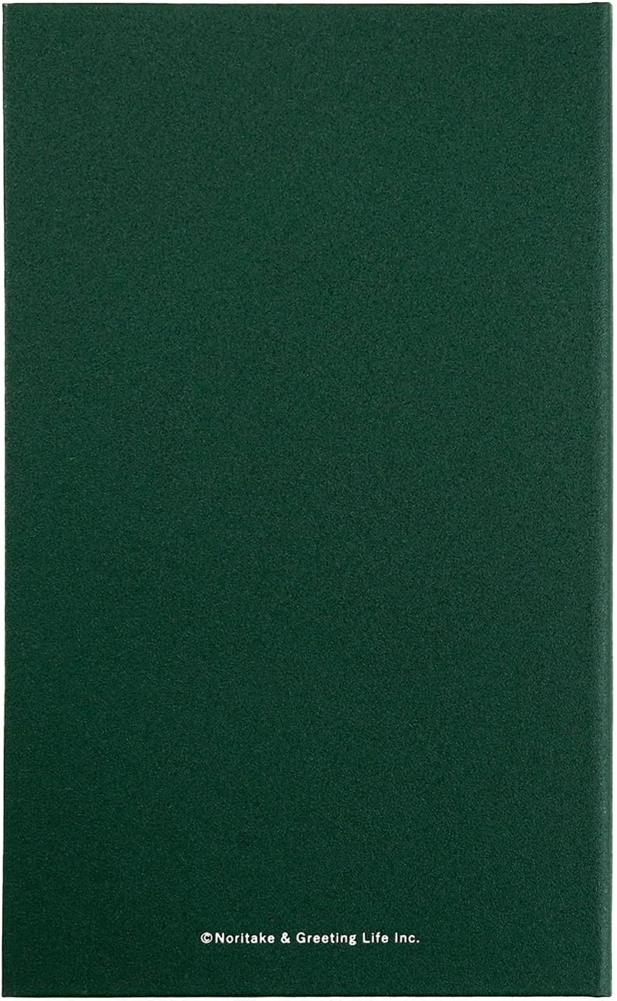 Greetings Life Noritake 2026 Planner, B6 Slim, Monthly, Hard Cover, Deep Green,