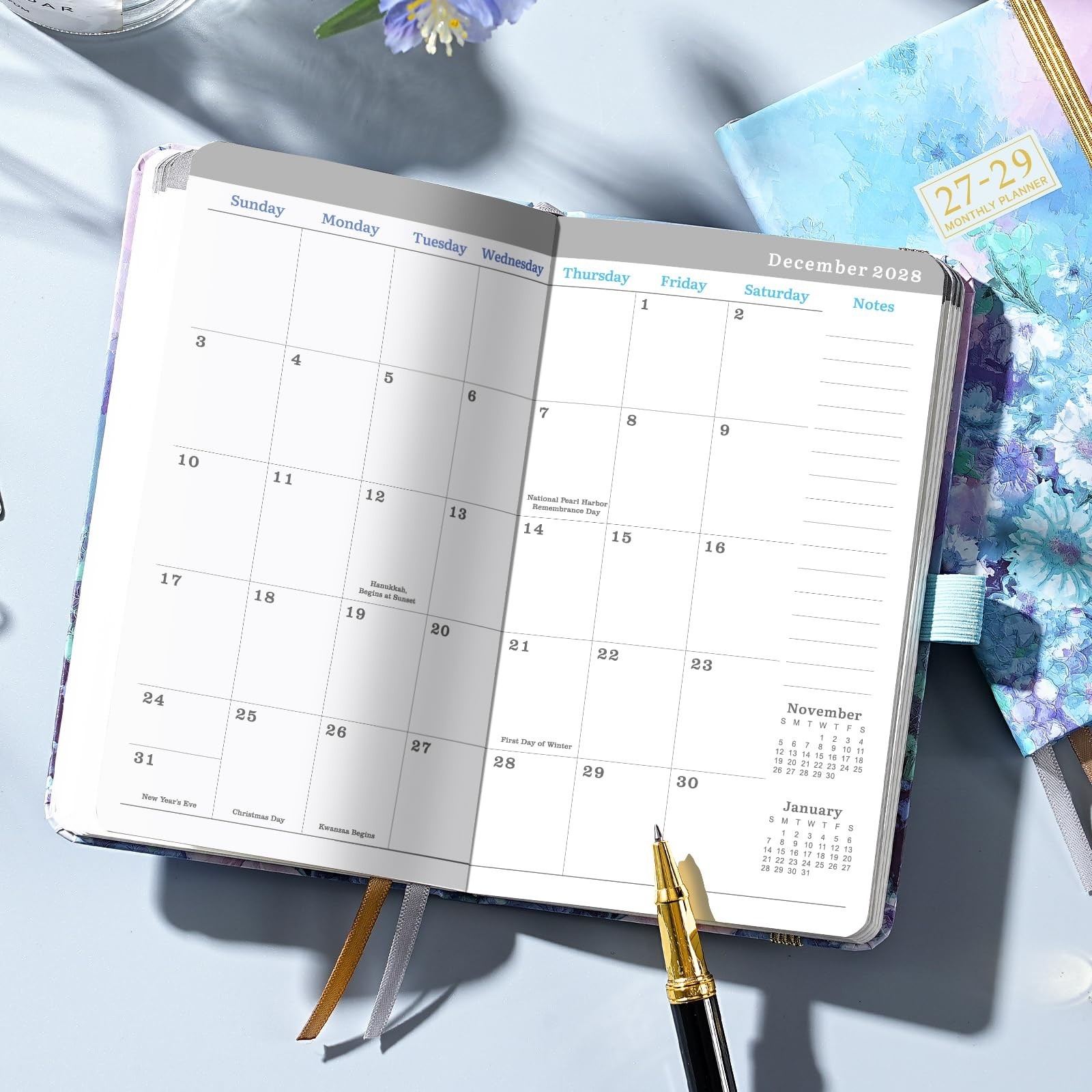2027-2029 Pocket Planner/Calendar – 3 Year Monthly Planner 2027-2029, Jan. 20…