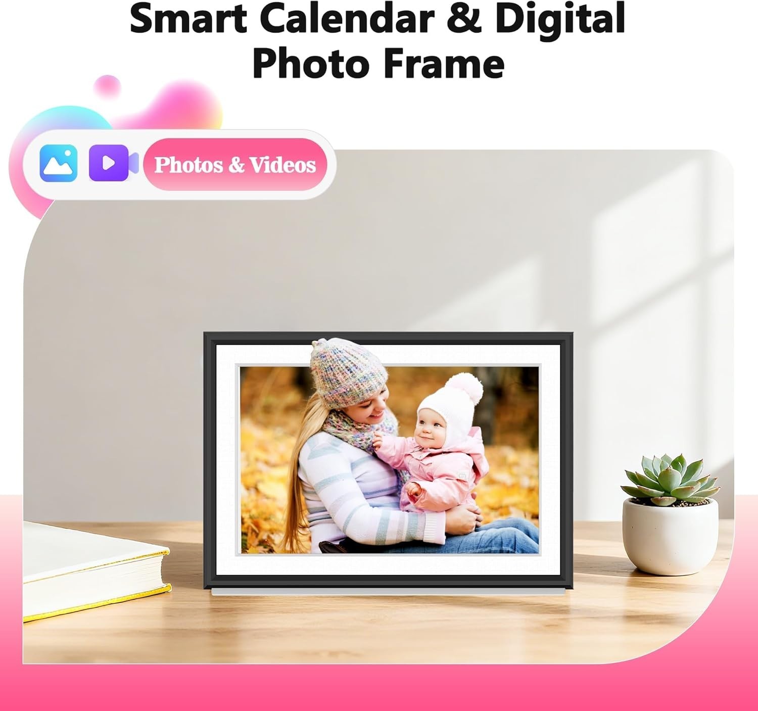 10.1″ , Smart Touchscreen Interactive Display, Electronic Organizer for Month…