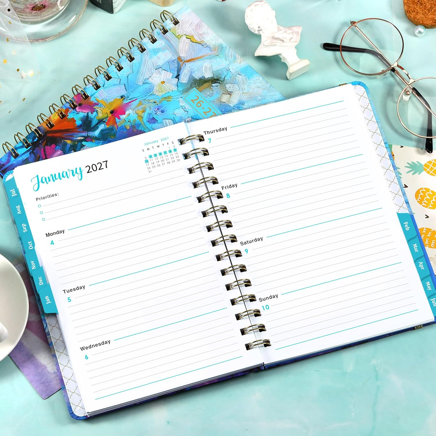 Planner 2026-2027 – 2026-2027 Planner, July 2026 – June 2027, 6.3’’ × 8.4’’, Wee