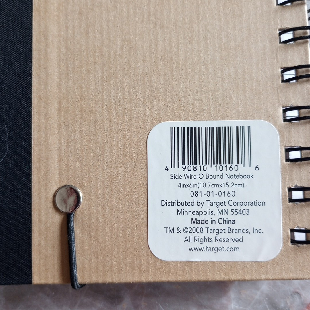 New 2008 Set Of 3 Side Wire O Bound Notebooks 4×6