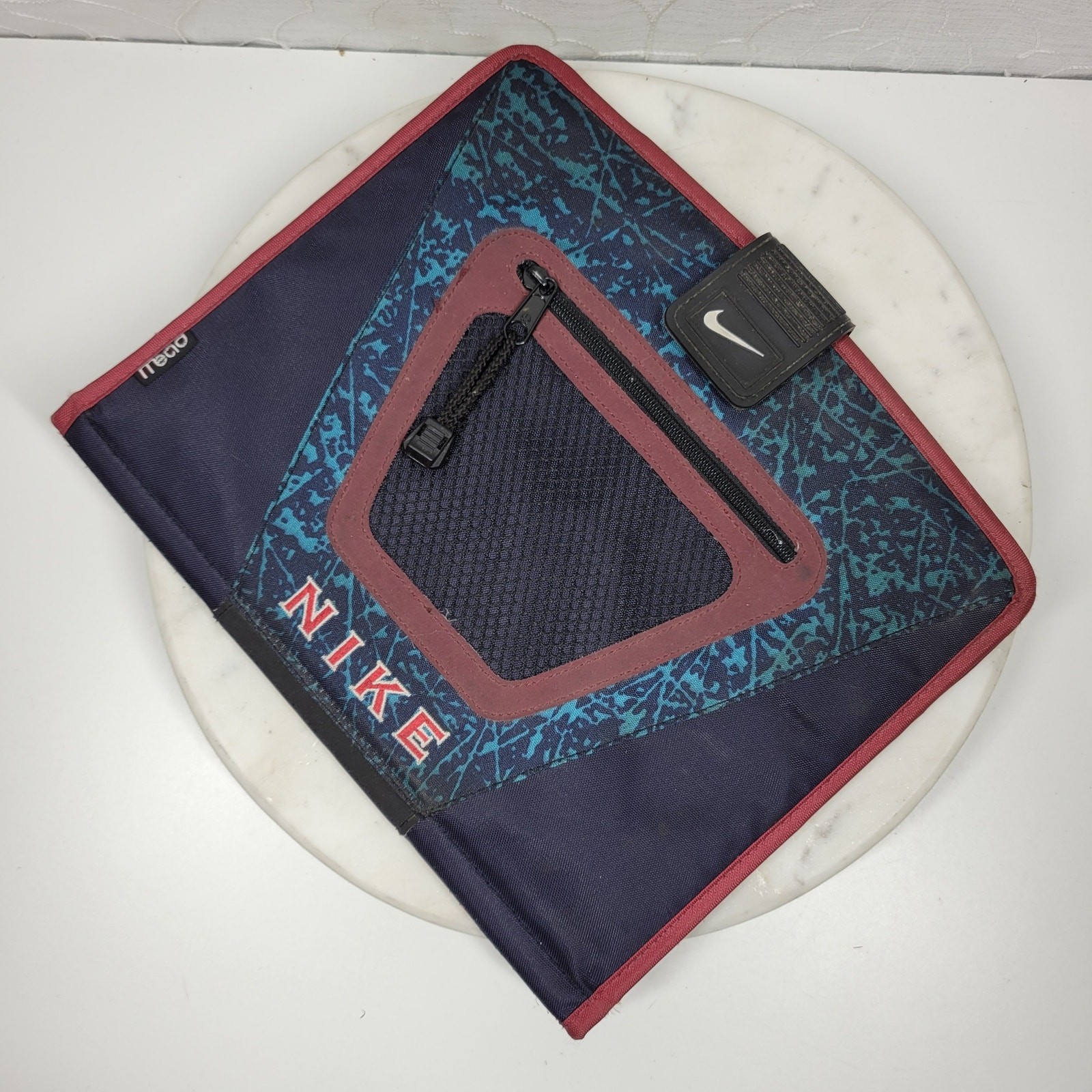 VTG Nike Trapper Keeper Binder Cover Black 1996 Mead Planner Organizer Retro