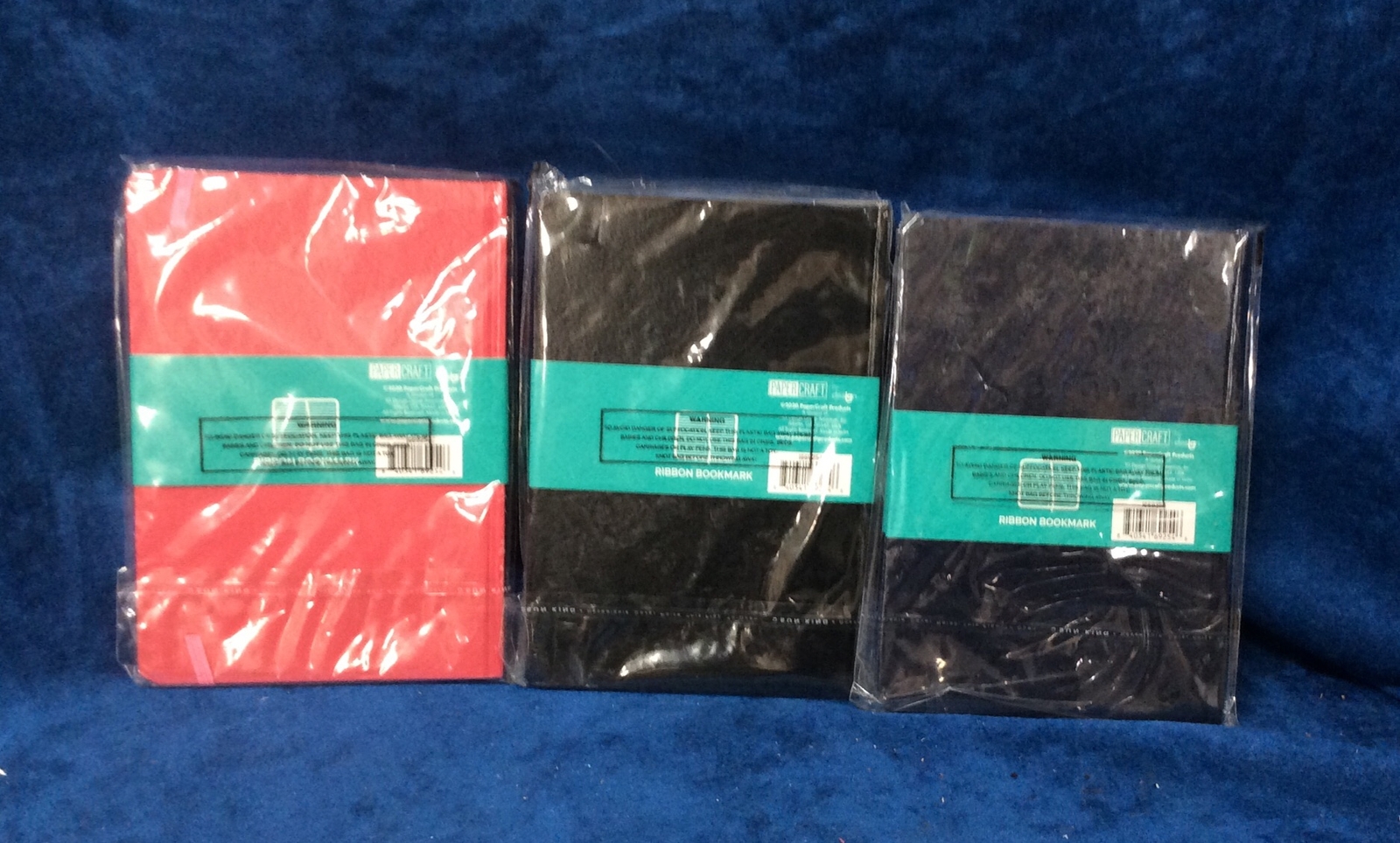 Personal Notebook Set (3 Notebooks Total) 5.8″ x 8.3″ 2 BLACK & 1 ROSE