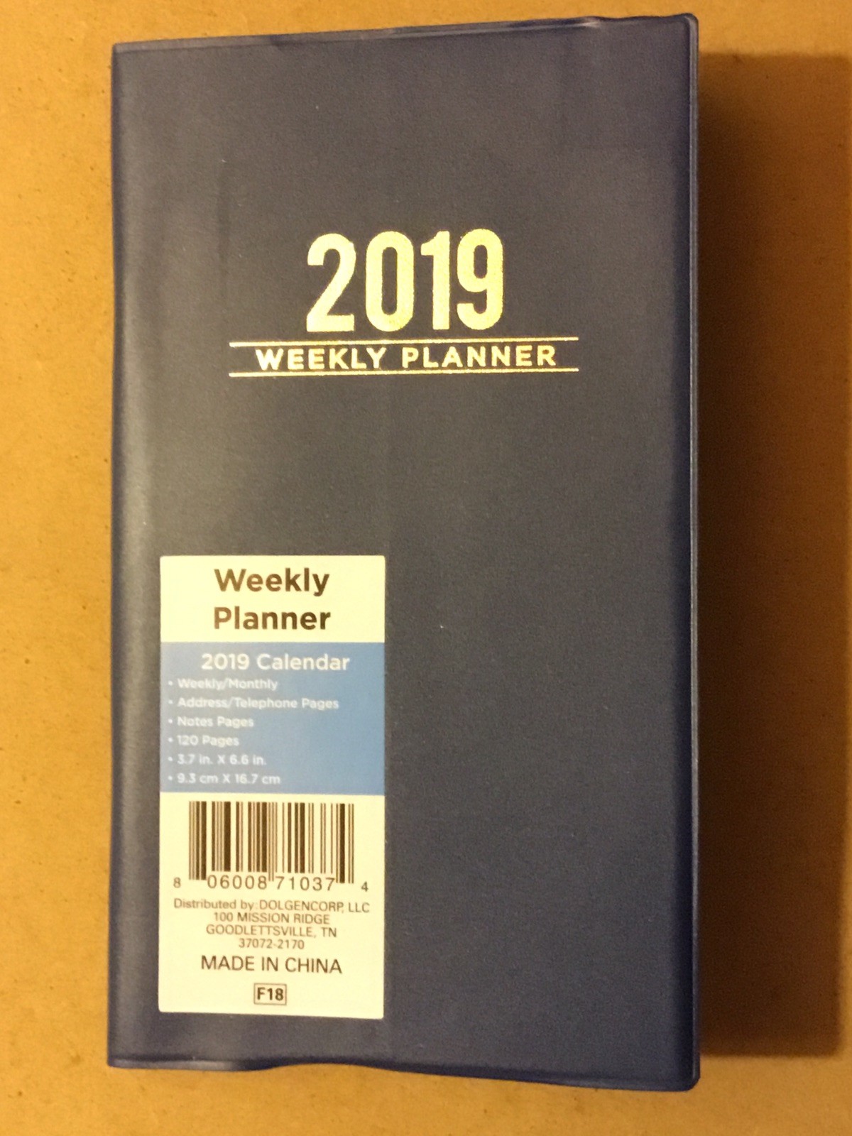 2019 Weekly Planner Calendar Organizer Agenda Pocket/Purse Size 6 3/4″ x 3 7/8″