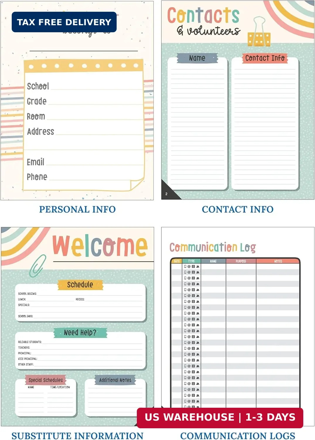 Carson Dellosa We Belong Teacher Planner 2026-2027, Undated 8″ x 11″ Lesson Plan