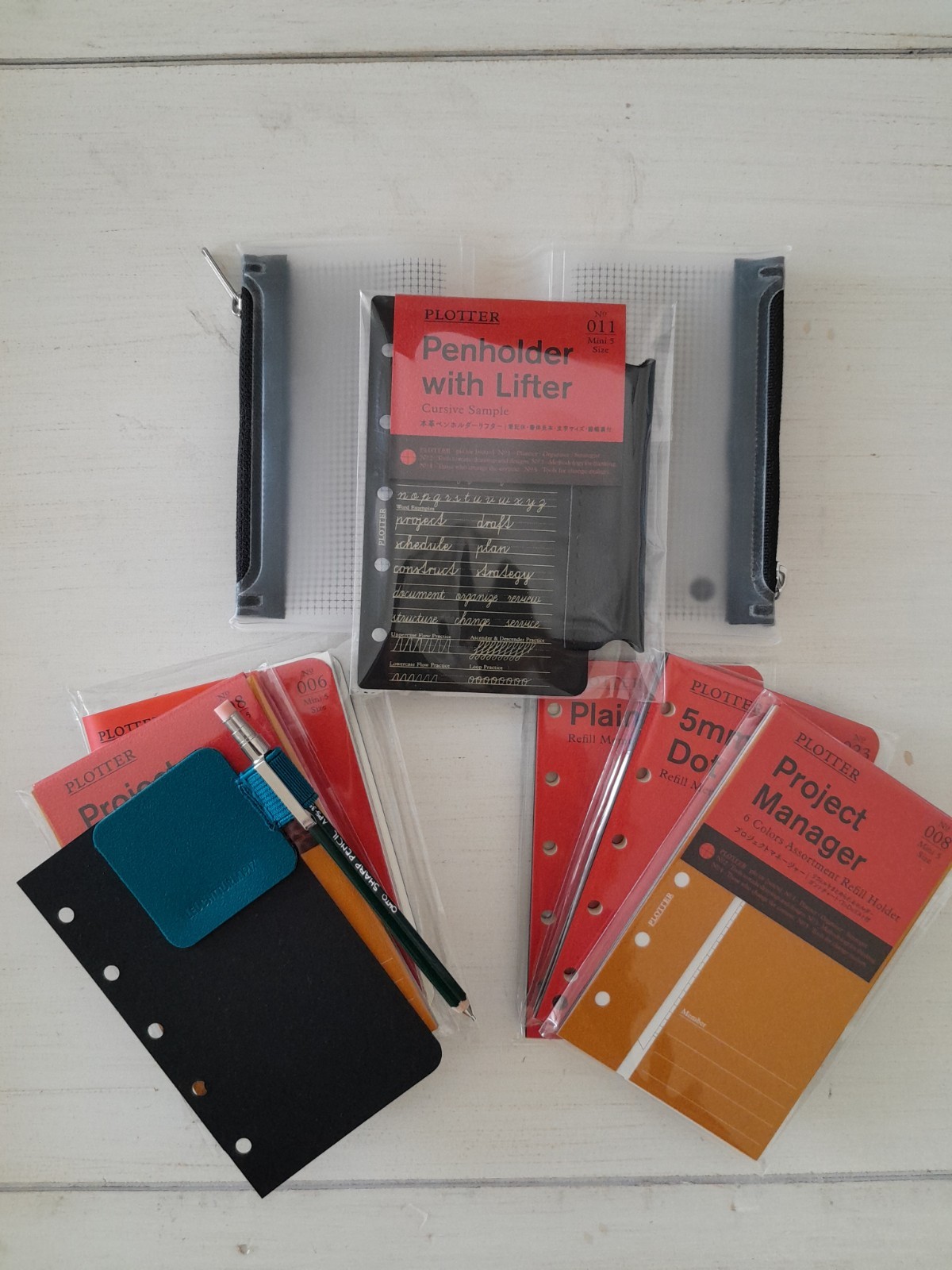 Plotter Lot – Shrink Leather – Mini 5 Binder & Accessories