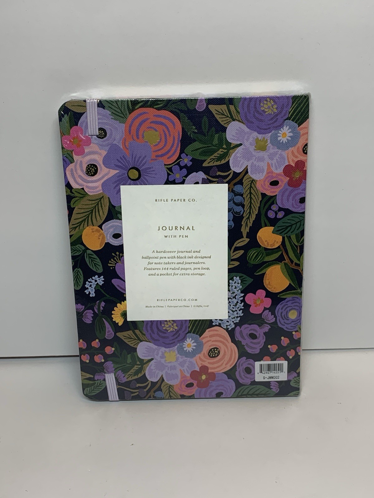 Rifle Paper Co. Floral HC Journal Garden Party Violet w/Gold Ballpoint Pen NEW