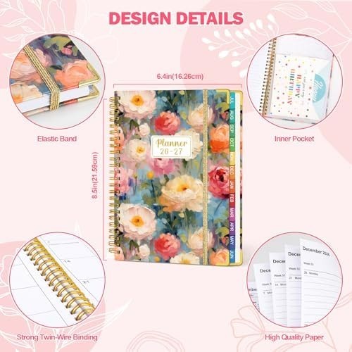 Planner 2026-2027: 2026-2027 Academic Planner Weekly and Monthly from Jul. 2026