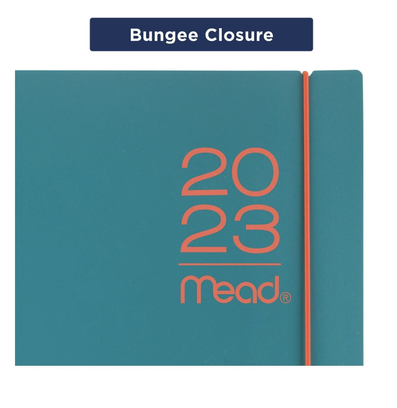 2023 Mead, Color Pop, Teal, Weekly Monthly Planner – Contacts- Passwords- Notes