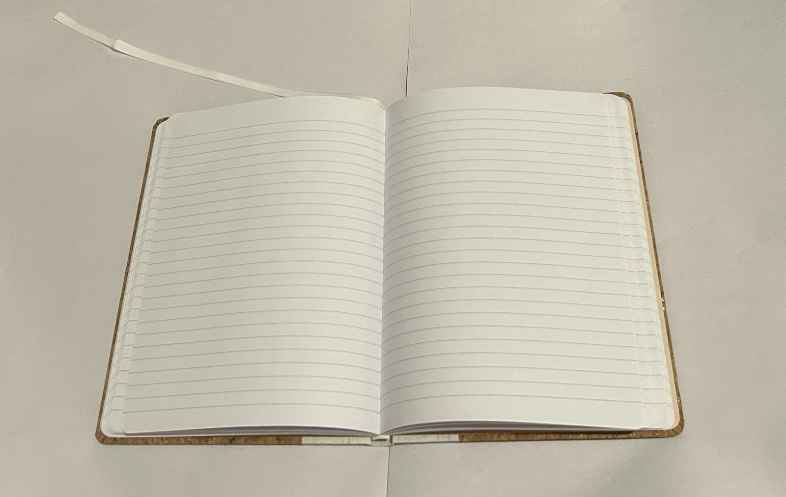 New Hardcover Journal Cork and Cardboard Page Marker 200 Lined Pages Vietnam