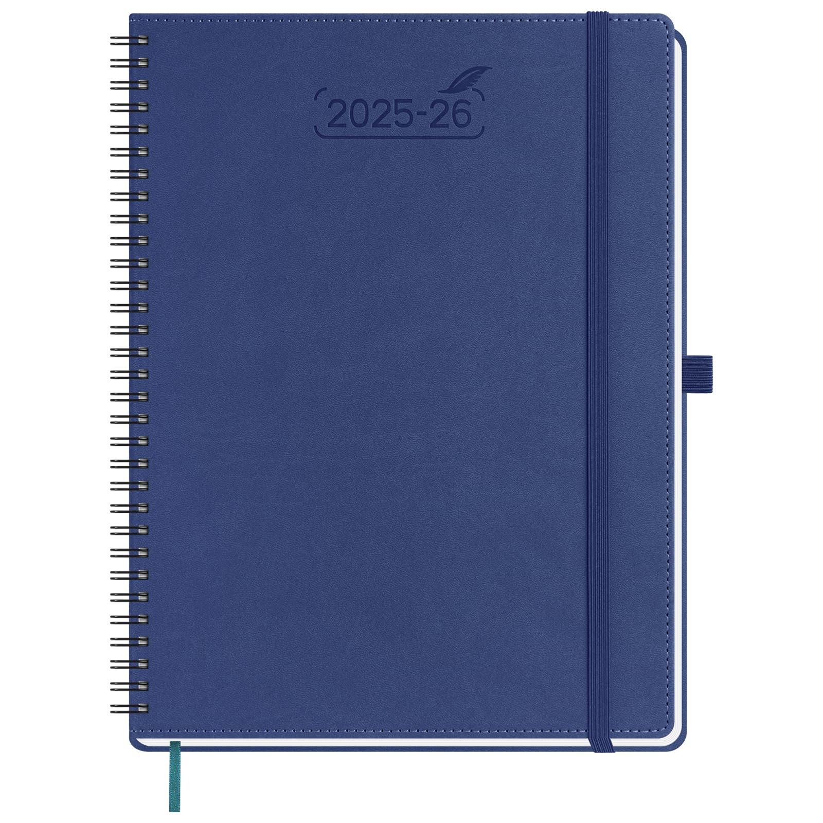 BEZEND 2026 Weekly Monthly Planner 8.5×11 Lavender PU Leather Softcover