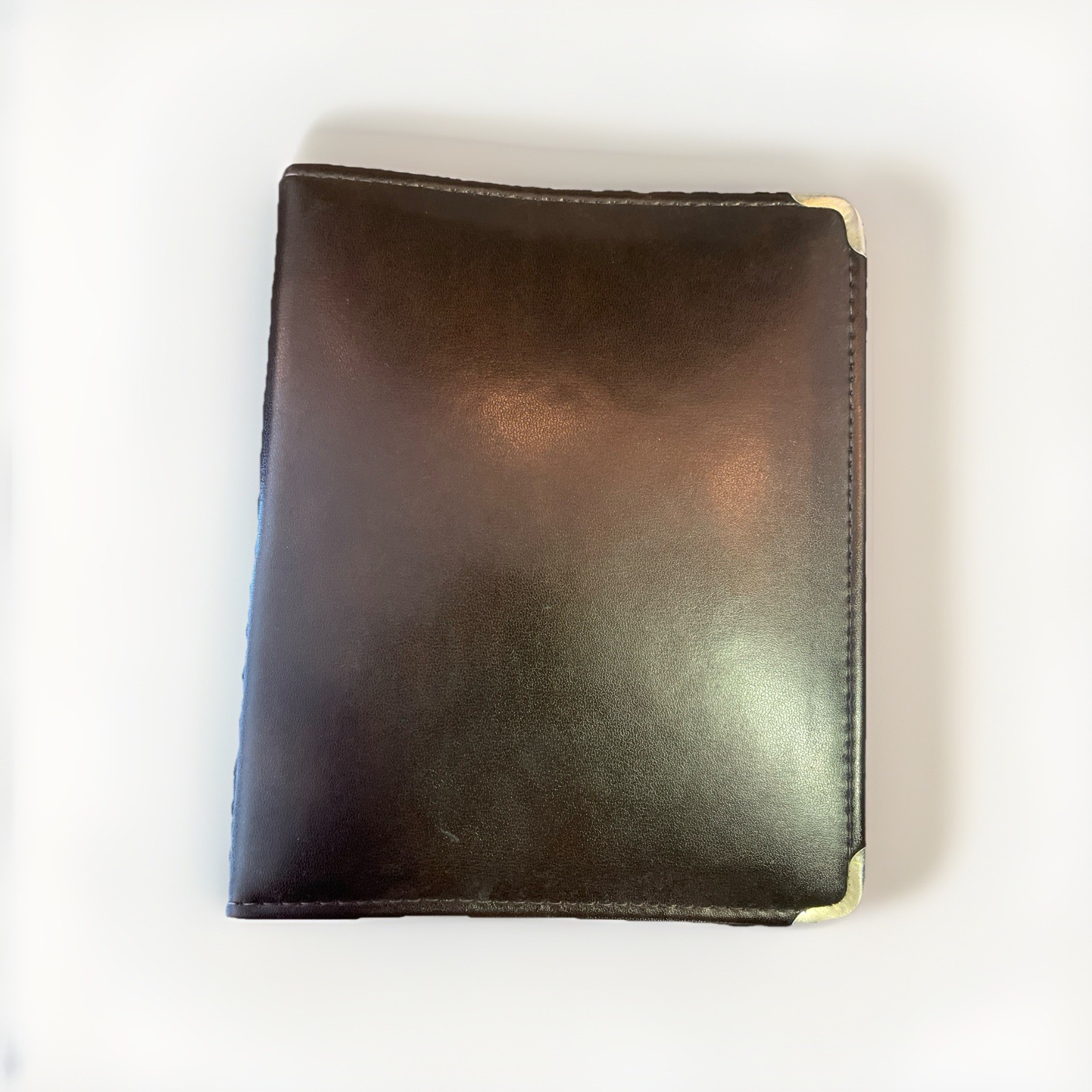 VTG 1996 Ultimate Organizer Productivity Plus Faux Leather 3 Ring Binder Planner