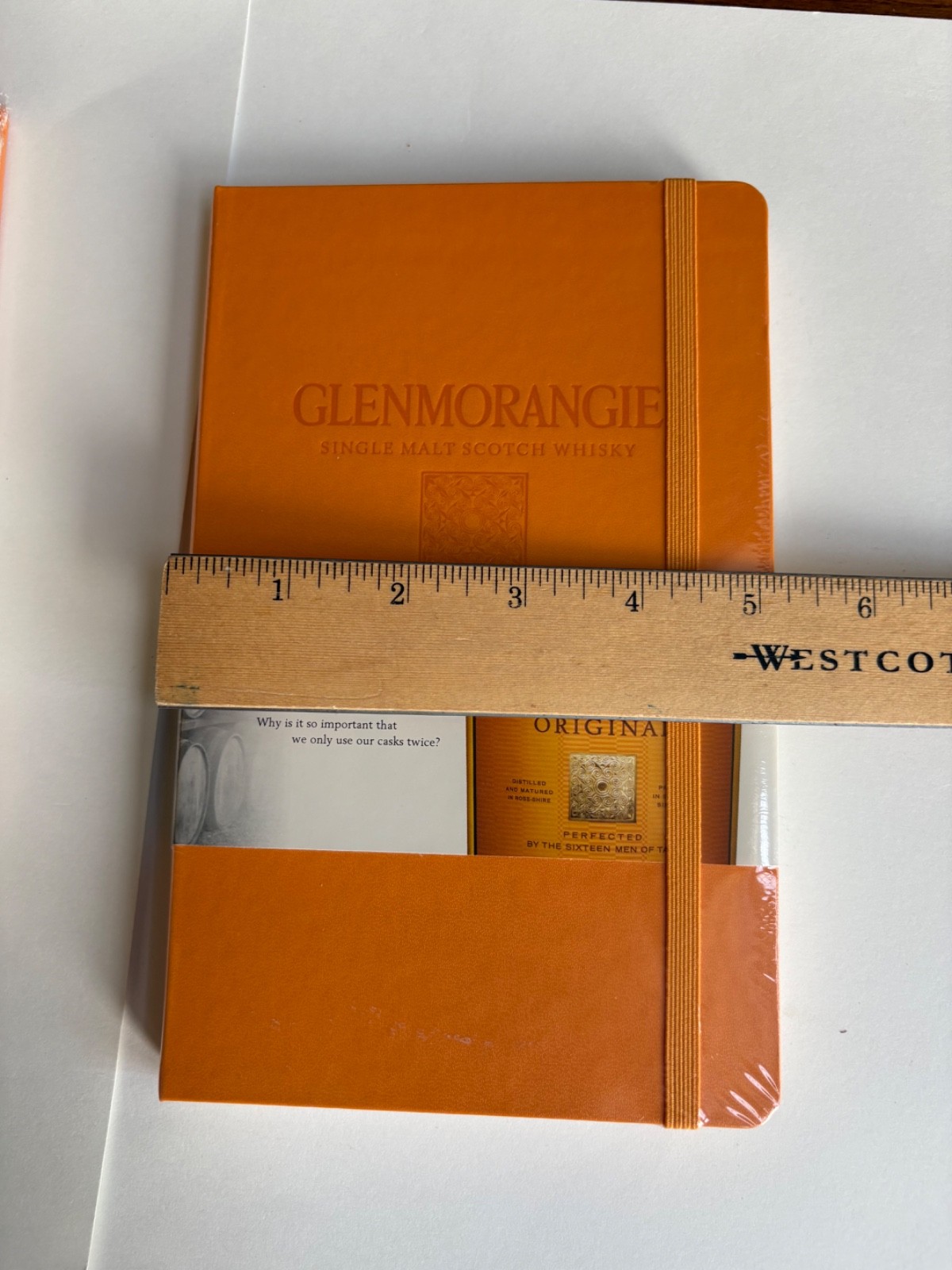 2 Glenmorangie Orange Moleskine Lined Notebooks NOS Factory Sealed You Get Both