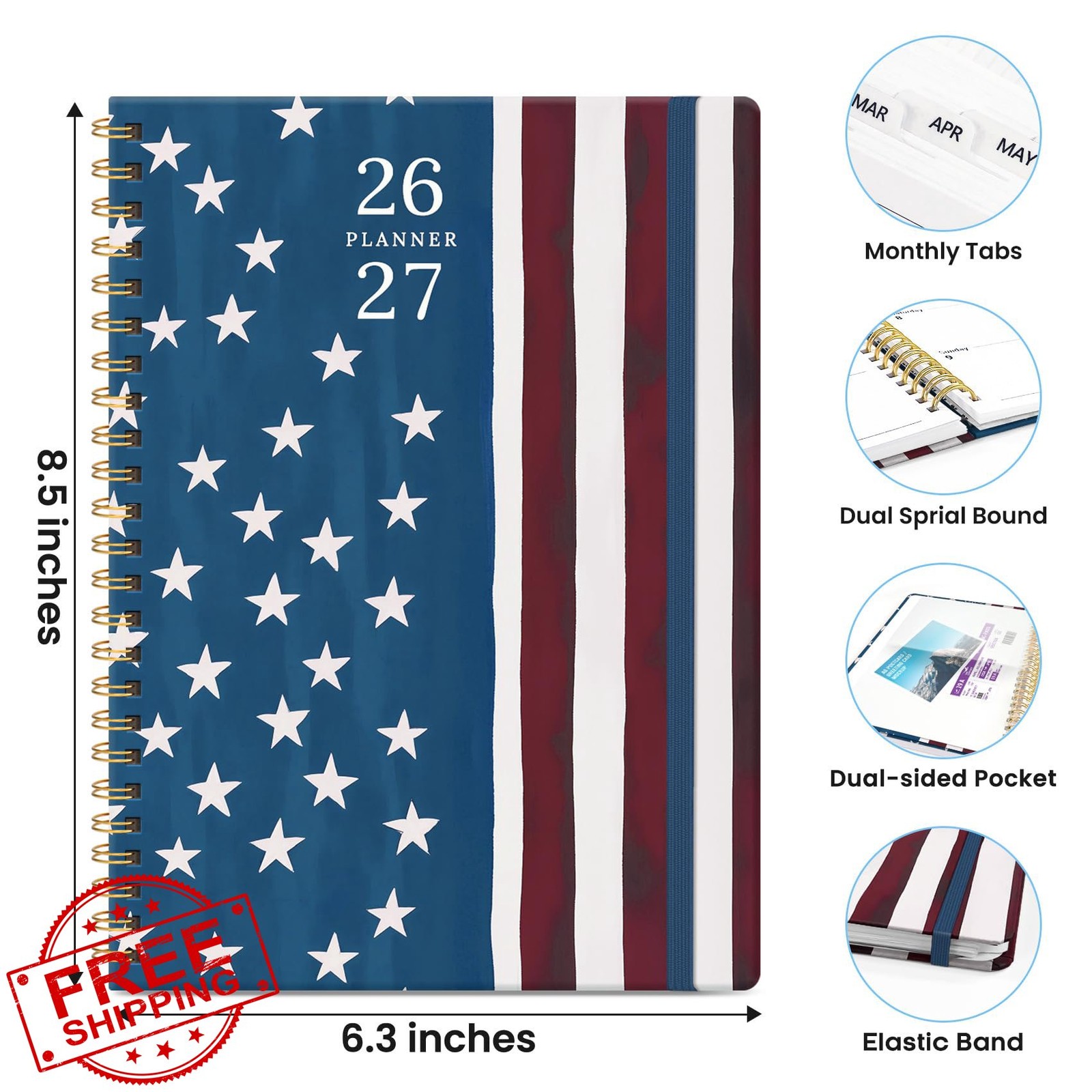 ZOTIA A5 Planner 6.3″x8.5″ P-Star Riders