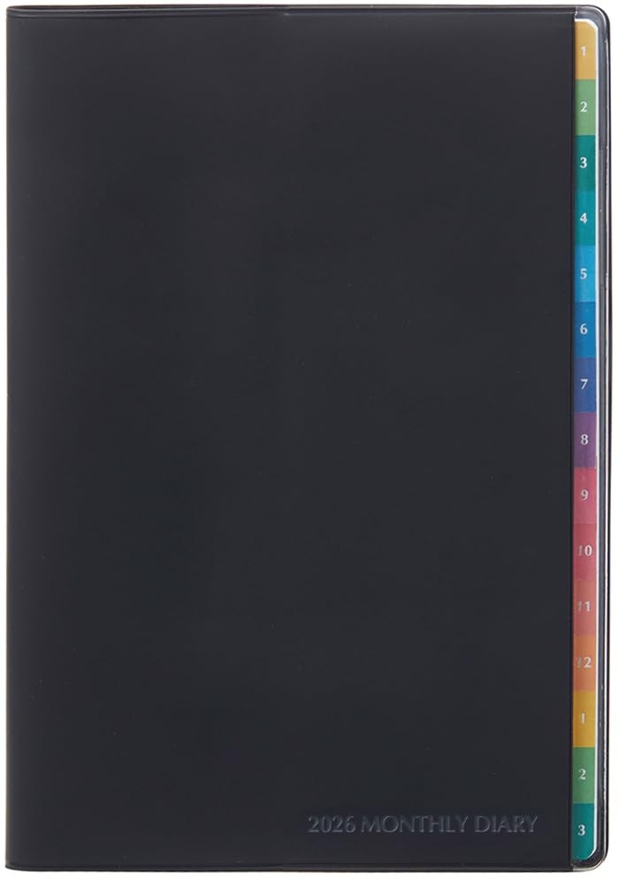 Reimei Fujii Monthly Planner Block B6 Black