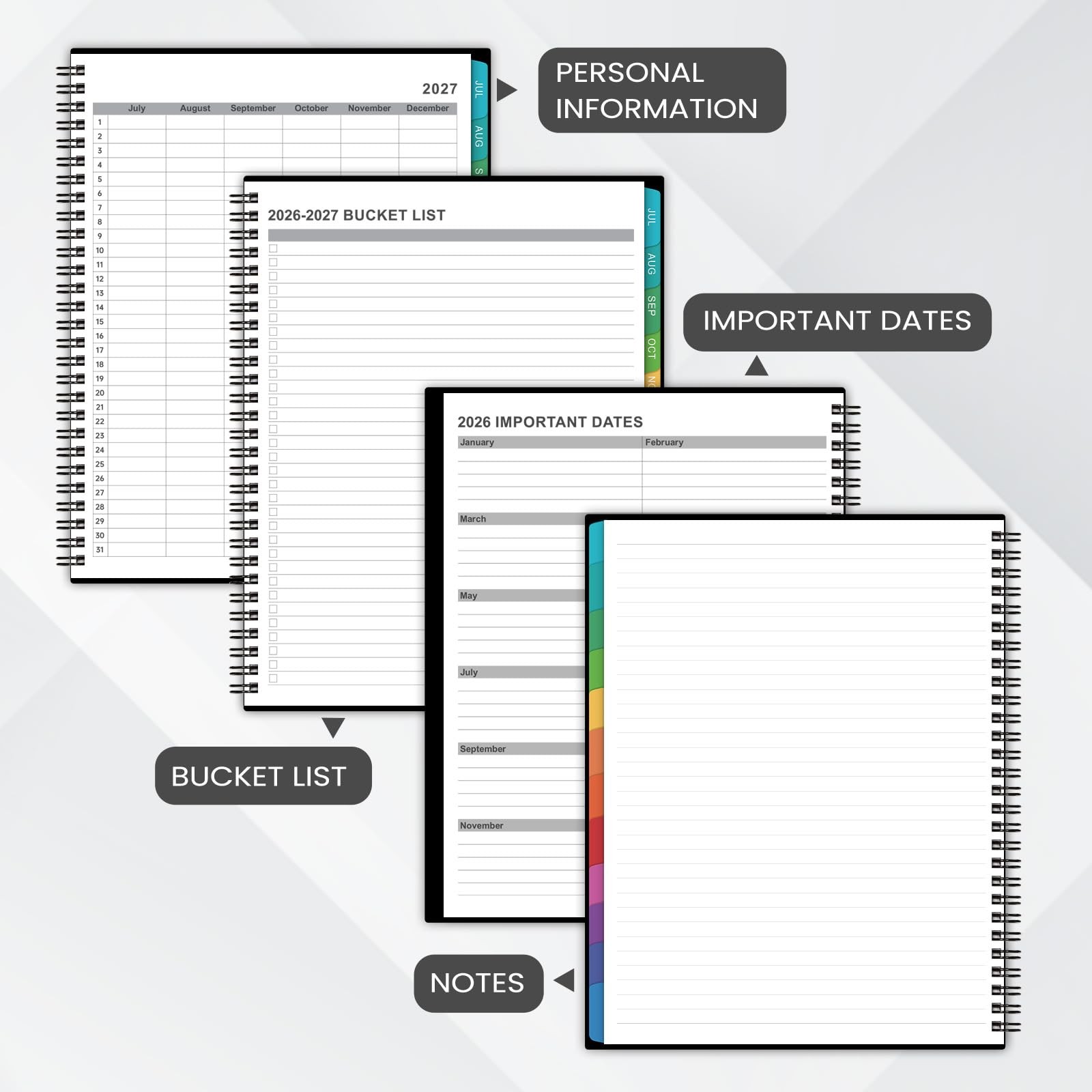 2026-2027 Monthly Planner – Academic Planner/Calendar 2026-2027, JUL 2026 –