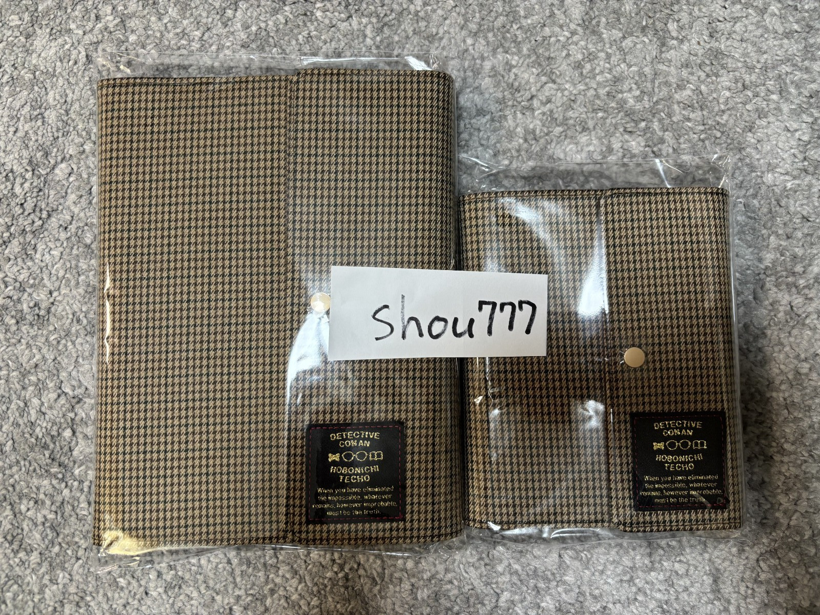 Set of 2 Hobonichi Techo 2026 Spring Detective Conan Cover A6 w/ A5