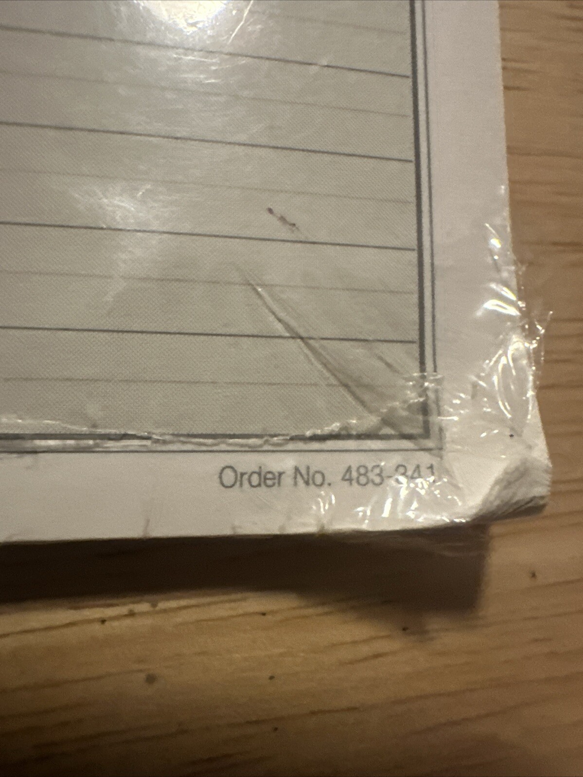 Day Runner Lined Pad 5½” × 8½” 30 Sheets 7 Ring 483-341 Vtg 1994 NIP Pro System