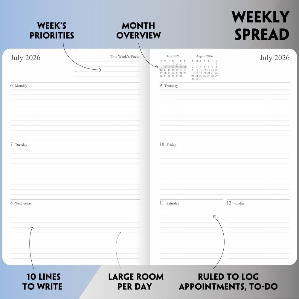 2024-2025 Academic Planner – Weekly and Monthly Planner July 2024 – June 2025…