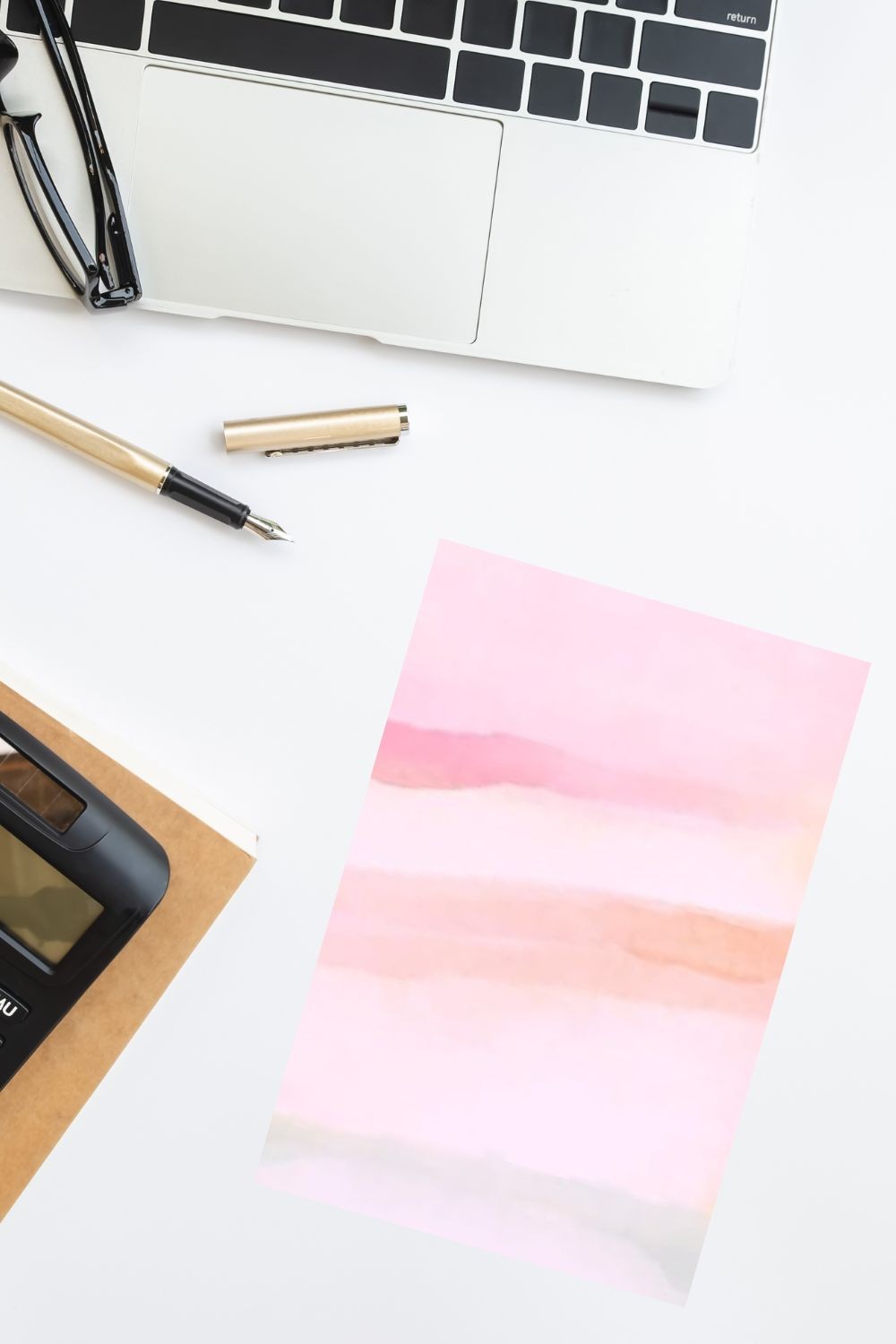 Pink Sunset Journal | Lined Notebook for Writing & Reflection