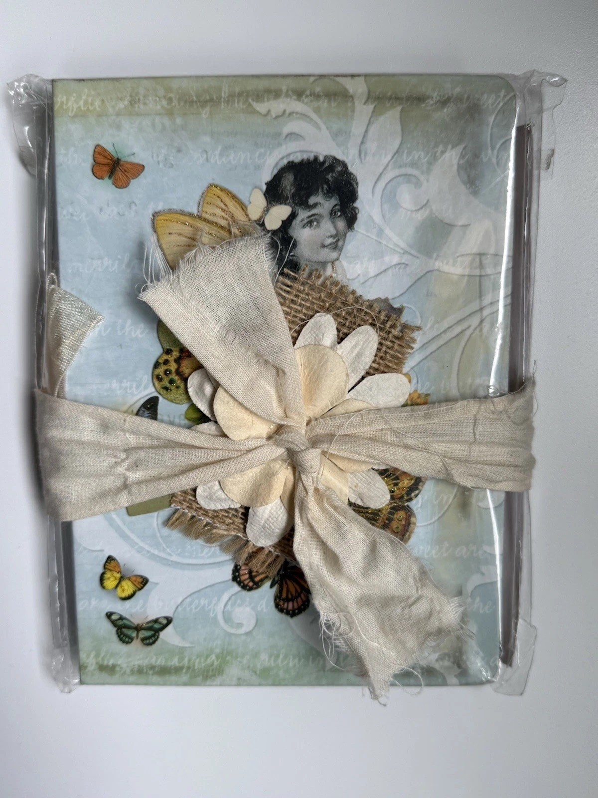 Hardcover 5×7 Butterfly Kraft Paper Blank Journal