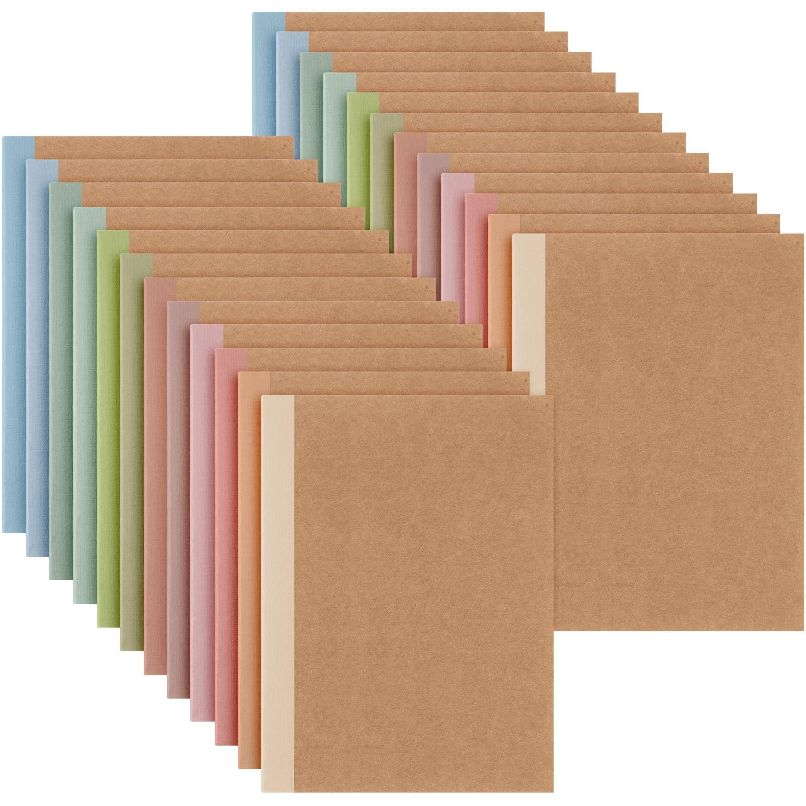 Harloon A5 Composition Notebook Journals 8 x 5.75 in College Light Color