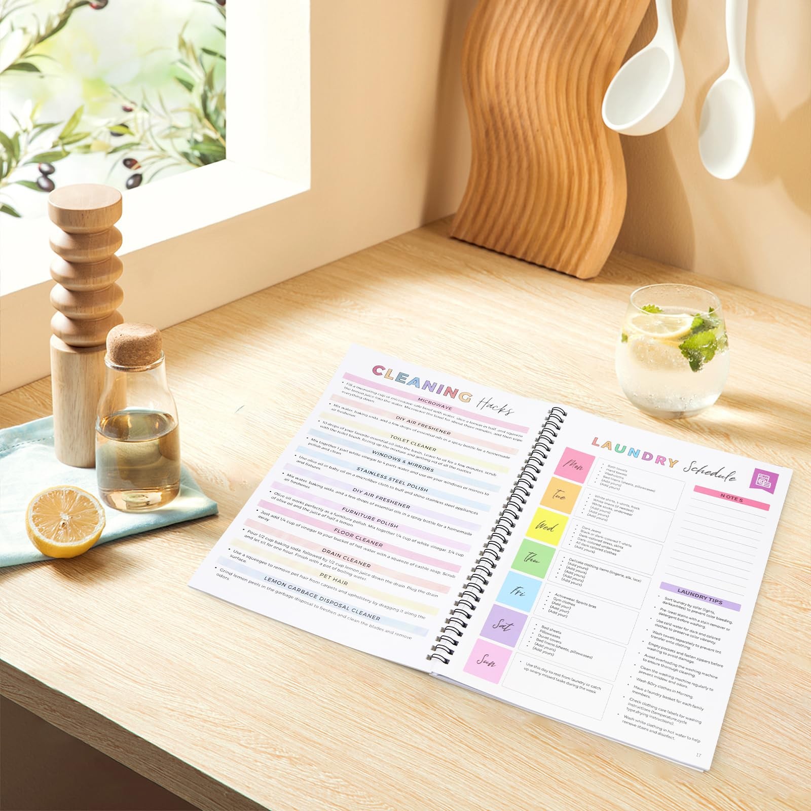 Adhd Cleaning Planner, Cleaning Schedule And Checklist Organizer, Daily Weekly