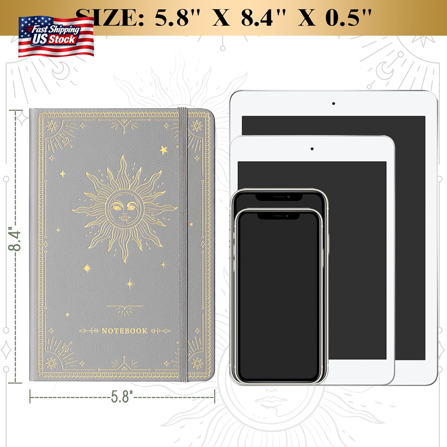 Artfan Ruled Notebook/Journal – Premium Thick Paper Faux Leather Classic Writing