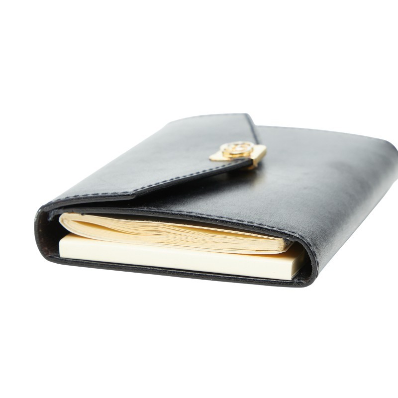 Gucci Notebook Cover 031 379 4328 Black Leather Women’s Ballpoint Pen Box