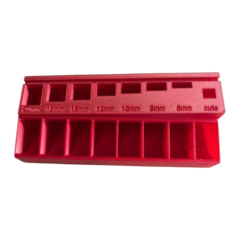 Dense Hardware Sorting Case Permanent Polyethylene Construction For Bolts Screws