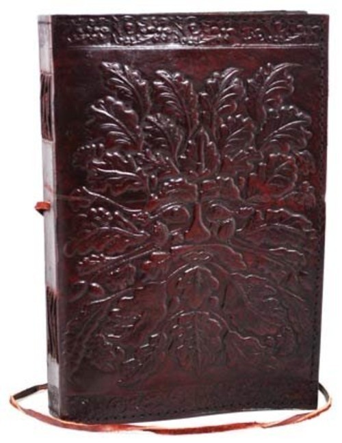 GREENMAN Blank Page BOOK Handcrafted Leather Handmade Writing Unlined JOURNAL