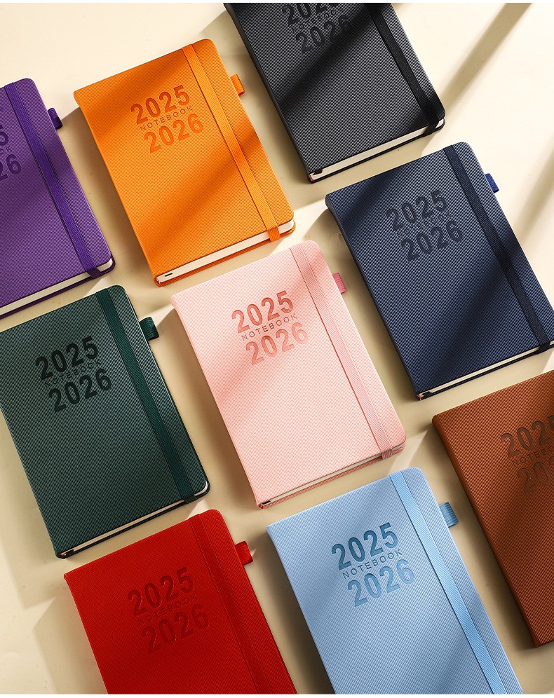 2025-2026 Daily Planner Book English Version Time Management Birthday Gift