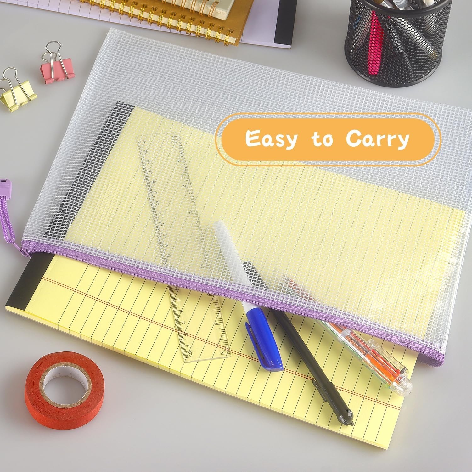 Versatile 8.5×11 Yellow Lined Notepad – 50 Smooth Sheets for Efficient Writing