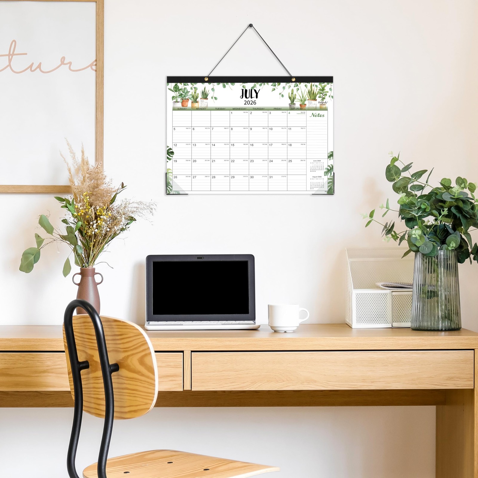 Desk Calendar 2026-2027 – Calendar, 18 Monthly Desk/Wall…