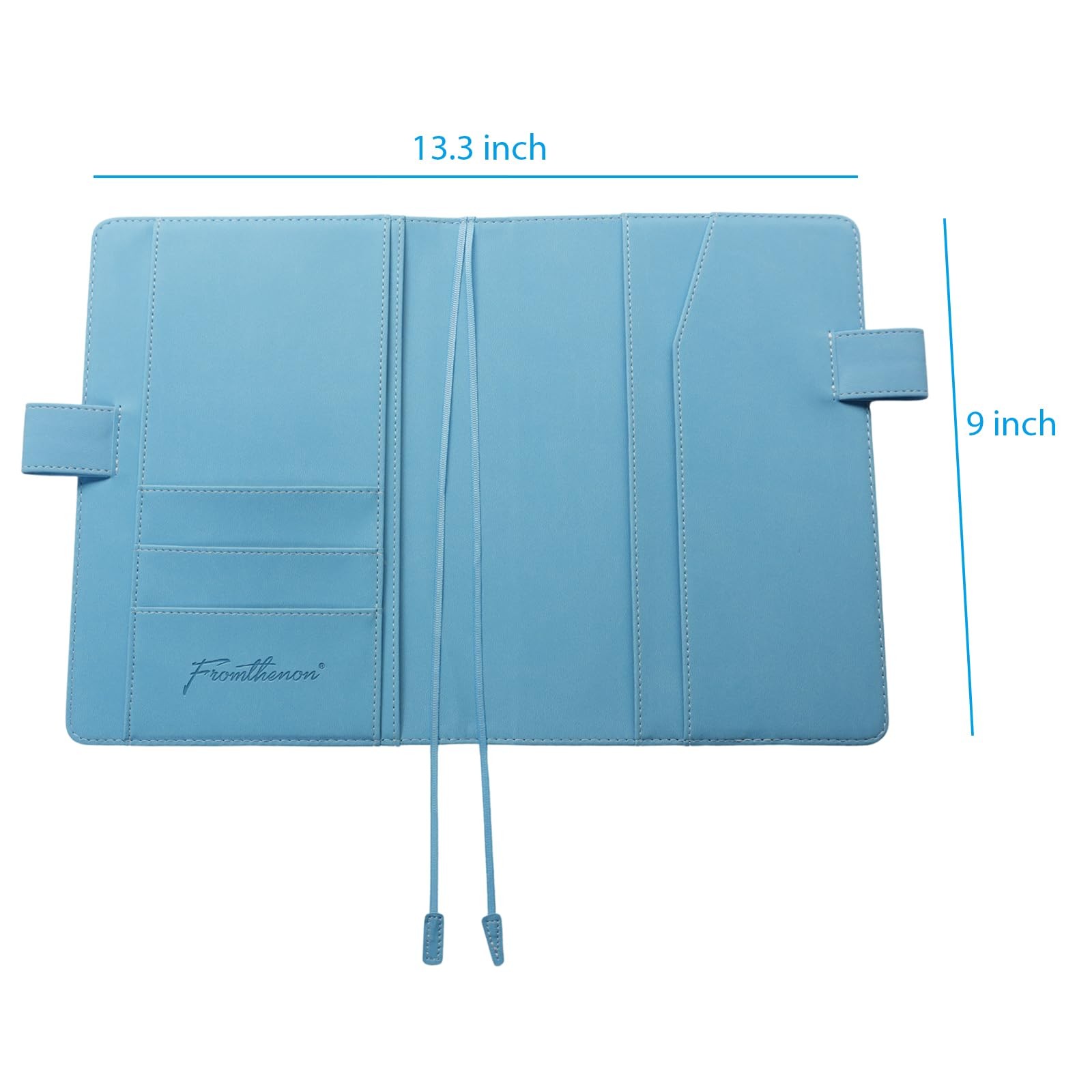 A5 PU Faux Leather Cover for Notebook Planners, Refillable Planner Case [Cove…