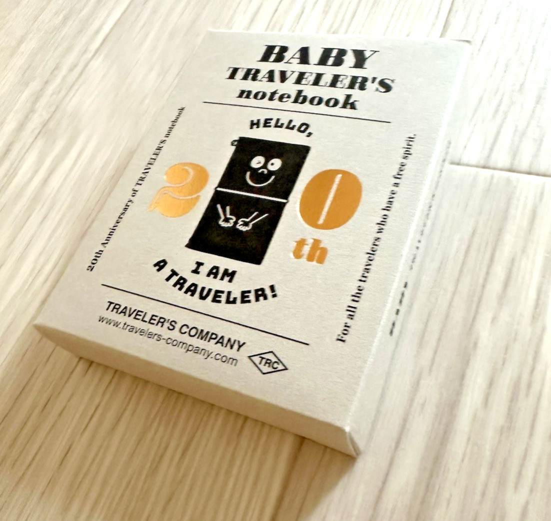 Traveler’s Company TRAVELER’S notebook Baby Black Mini Notebook Kit New