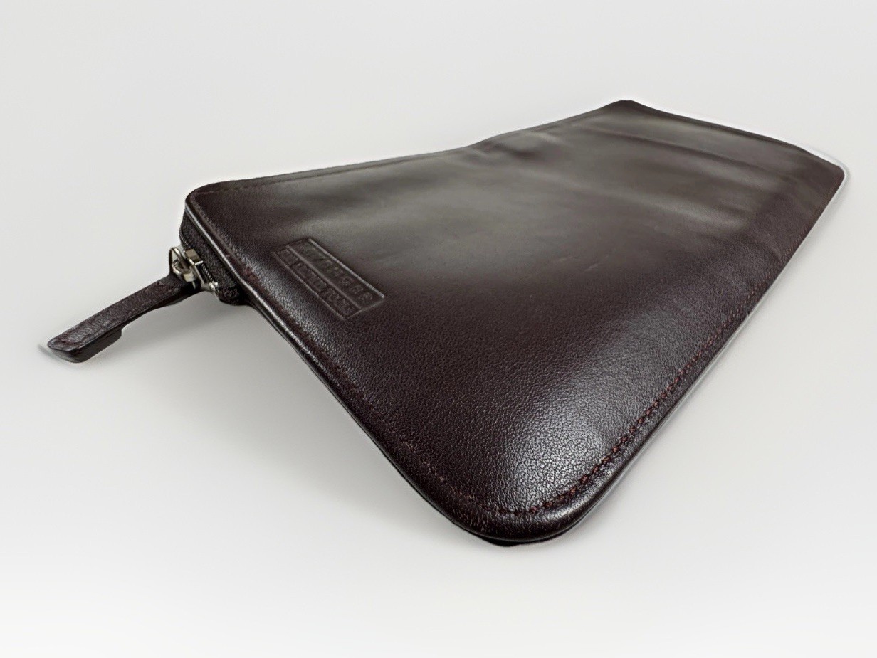 Levenger Wallet Organizer Zip Planner Credit Card Pen Storage 9.5” x 5”