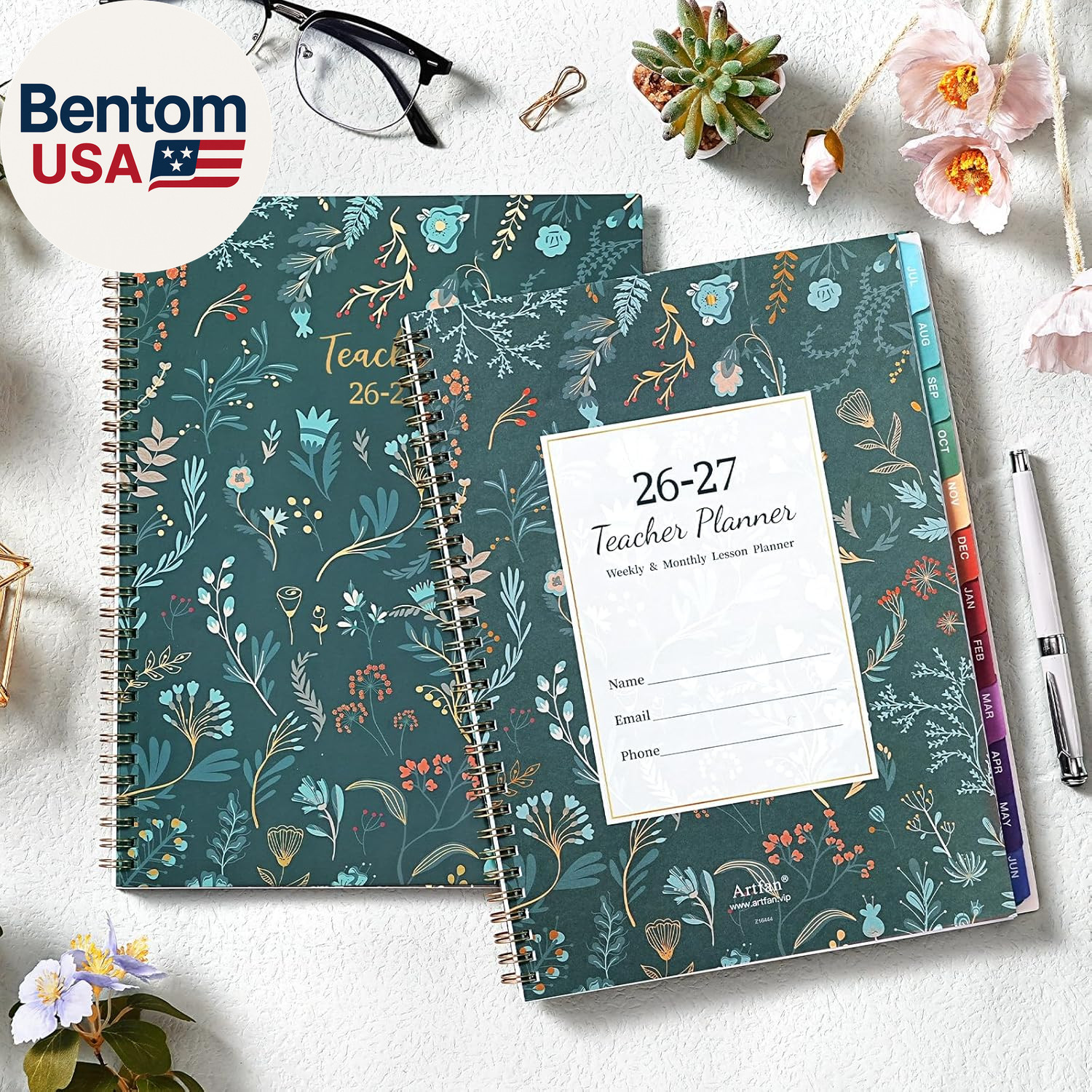 Teacher Planner 2026-2027- Teacher Planner, Teacher Lesson Planner from July 202